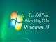 Cách tắt ID quảng cáo trong Windows 10